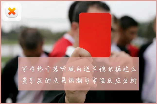 字母终于落听狼白送兰德尔杨这么贵引发的交易热潮与市场反应分析